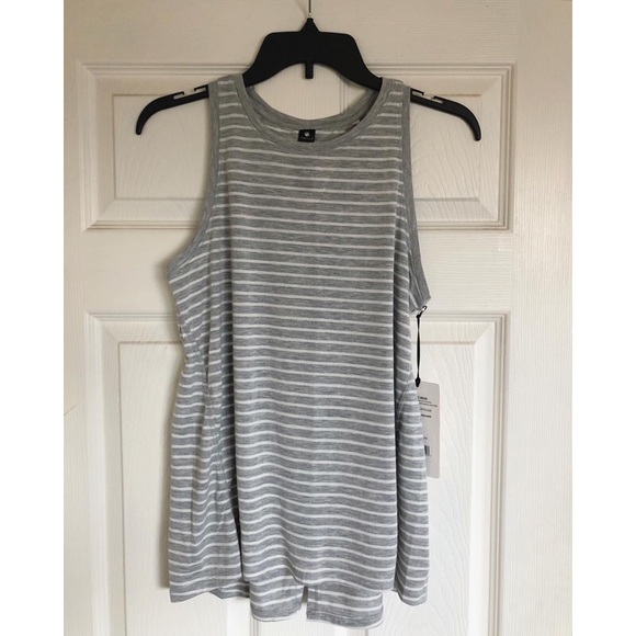 Yogalicious Striped Loungewear Top - Picture 1 of 4